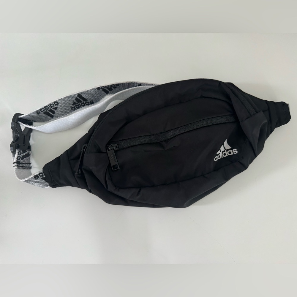 Adidas Black & White Belt Bag/Fanny Pack